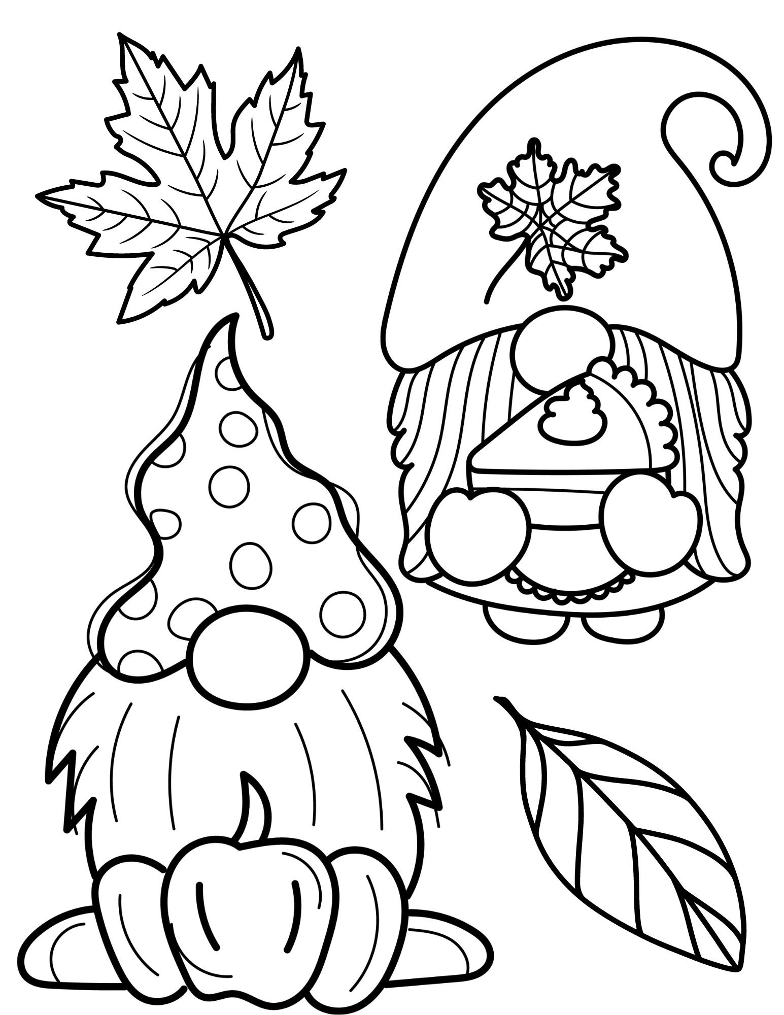 Printable Cute Fall Coloring Pages Crafty Morning