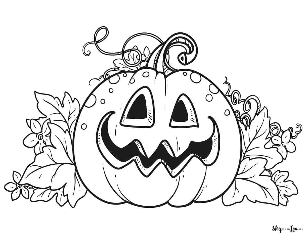 Free Printable Coloring Pages Pumpkins