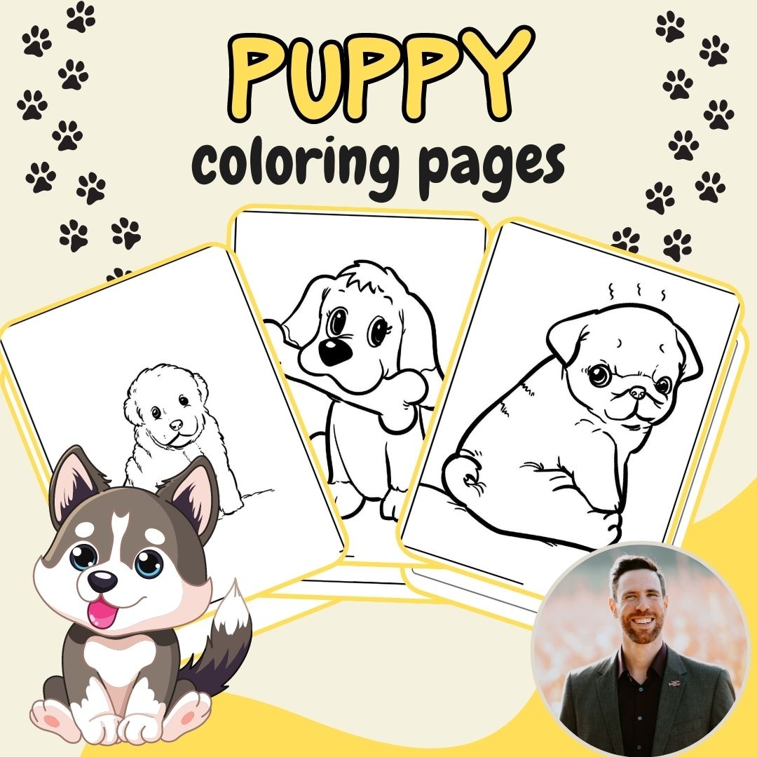 Printable Puppy Coloring Pages
