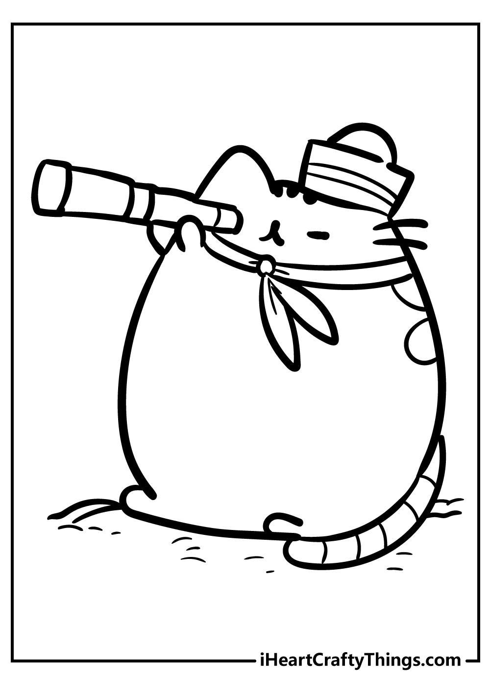 Pusheen Coloring Pages Printable