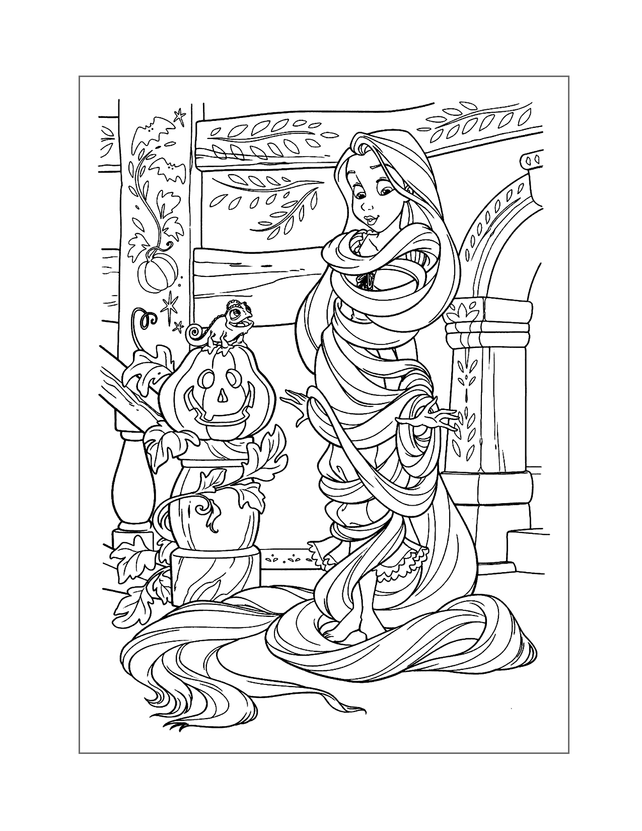 Tangled Coloring Pages Printable