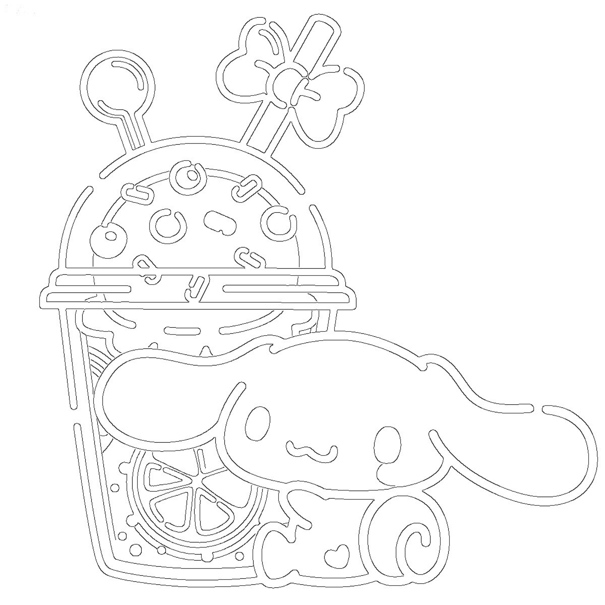 Sanrio Cinnamoroll Coloring Book By Kirstenlawig Raket PH