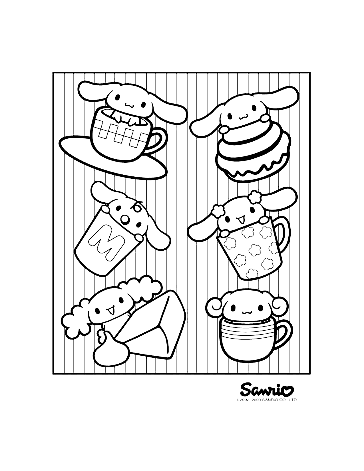 Sanrio Coloring Pages Printable