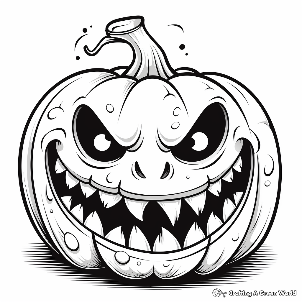Scary Halloween Coloring Pages Free U0026 Printable 