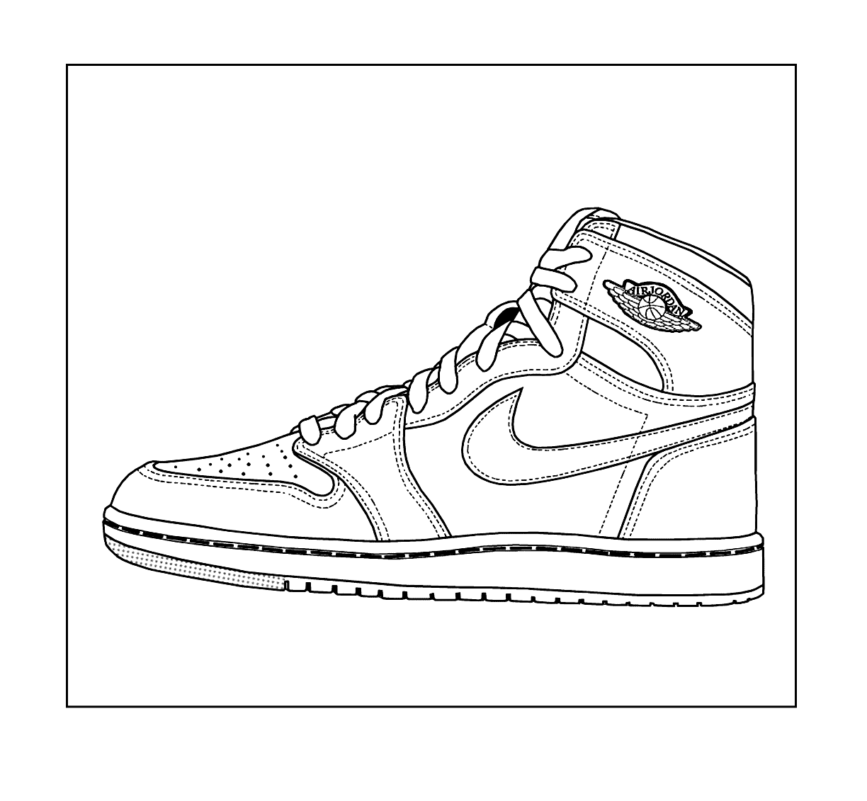 Shoes Coloring Pages Printable Coloring Pages FREE