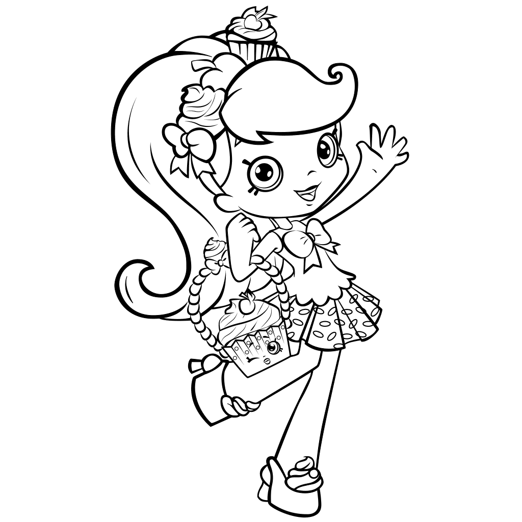 Shoppies Coloring Pages Printable Coloring Pages FREE