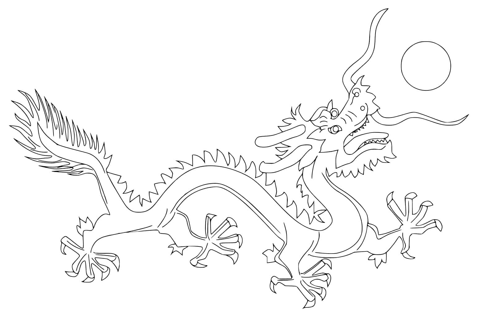 Dragon Free Coloring Pages