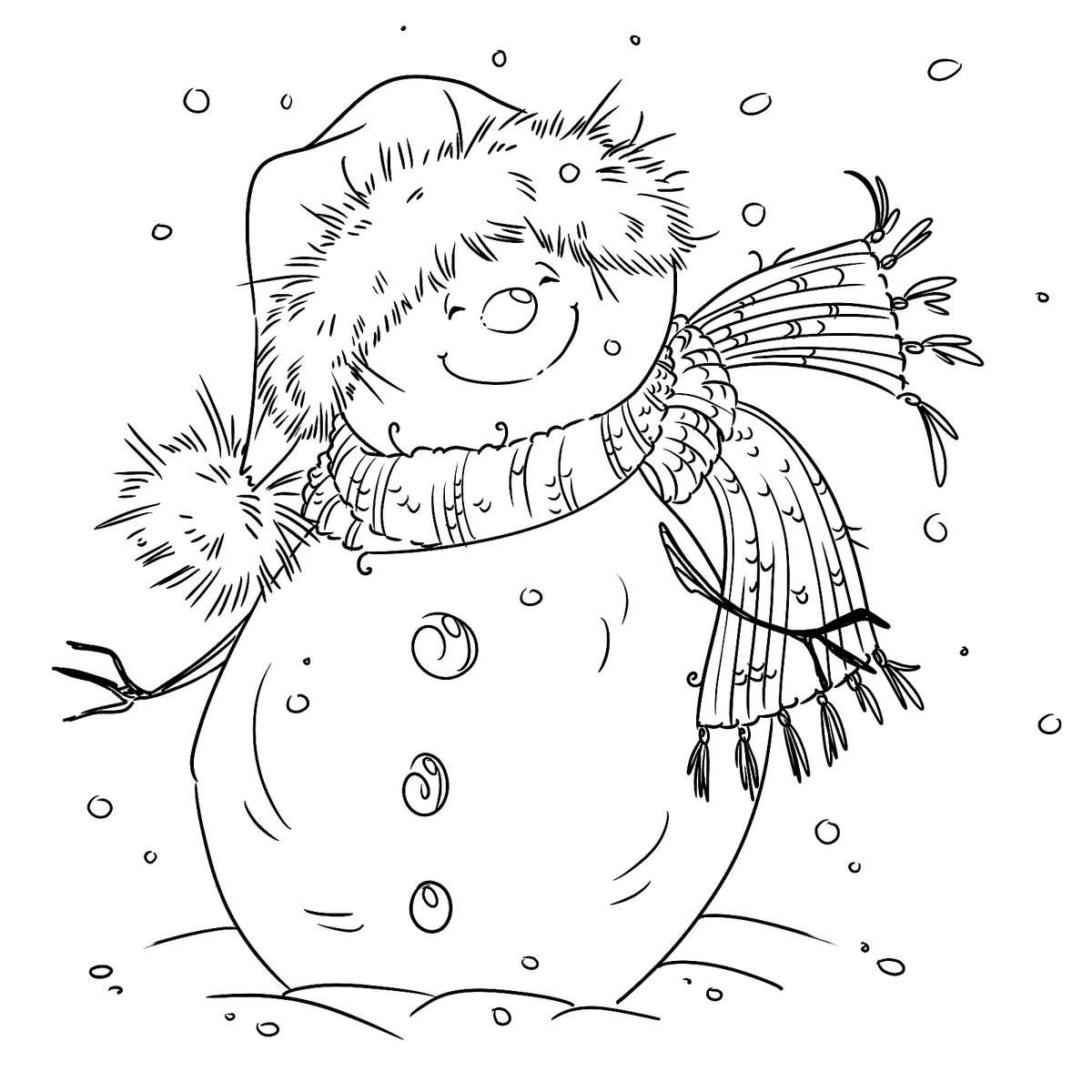 Snowman Coloring Pages Fun Printable Coloring Pages Of Snowmen For Kids Printables 30Seconds Mom