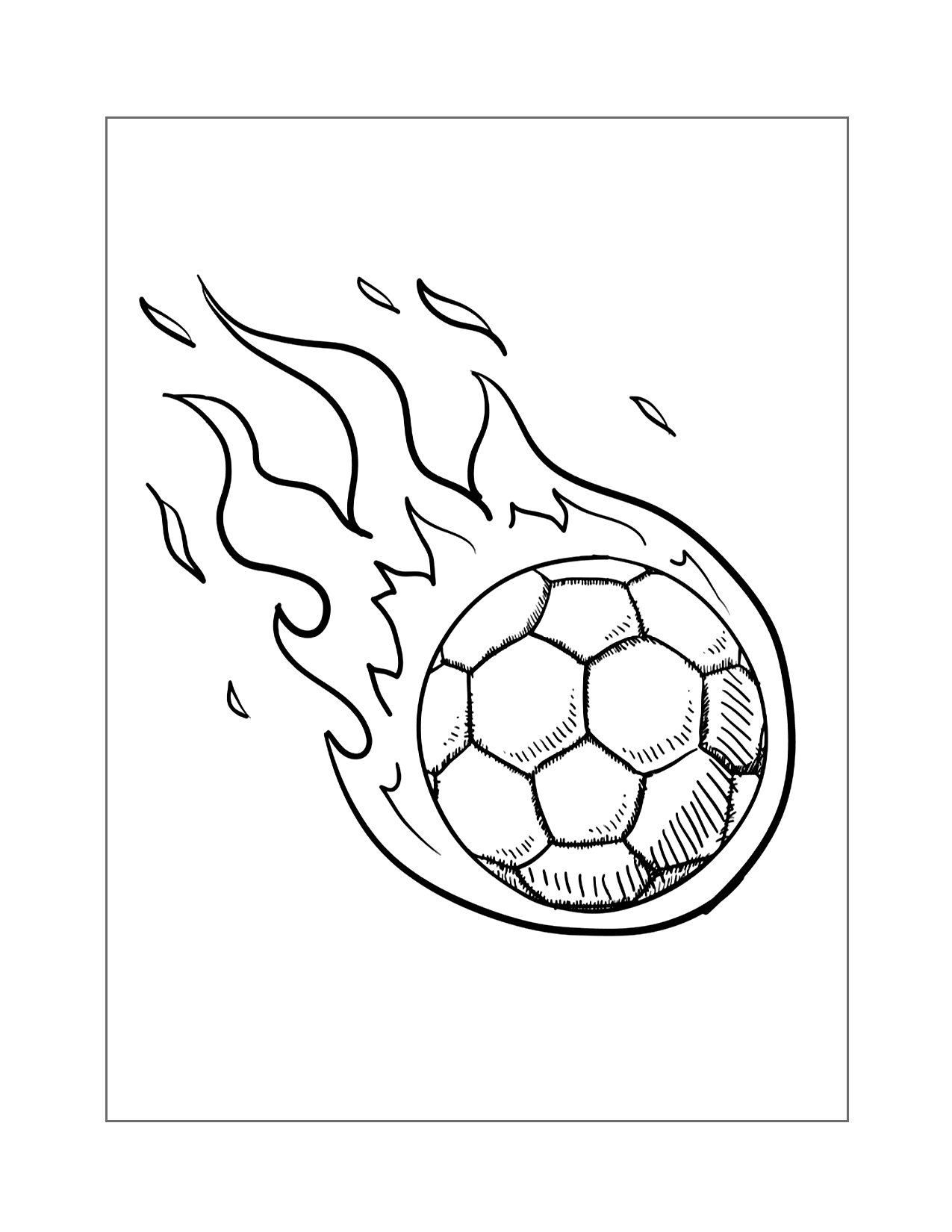 Printable Soccer Coloring Pages
