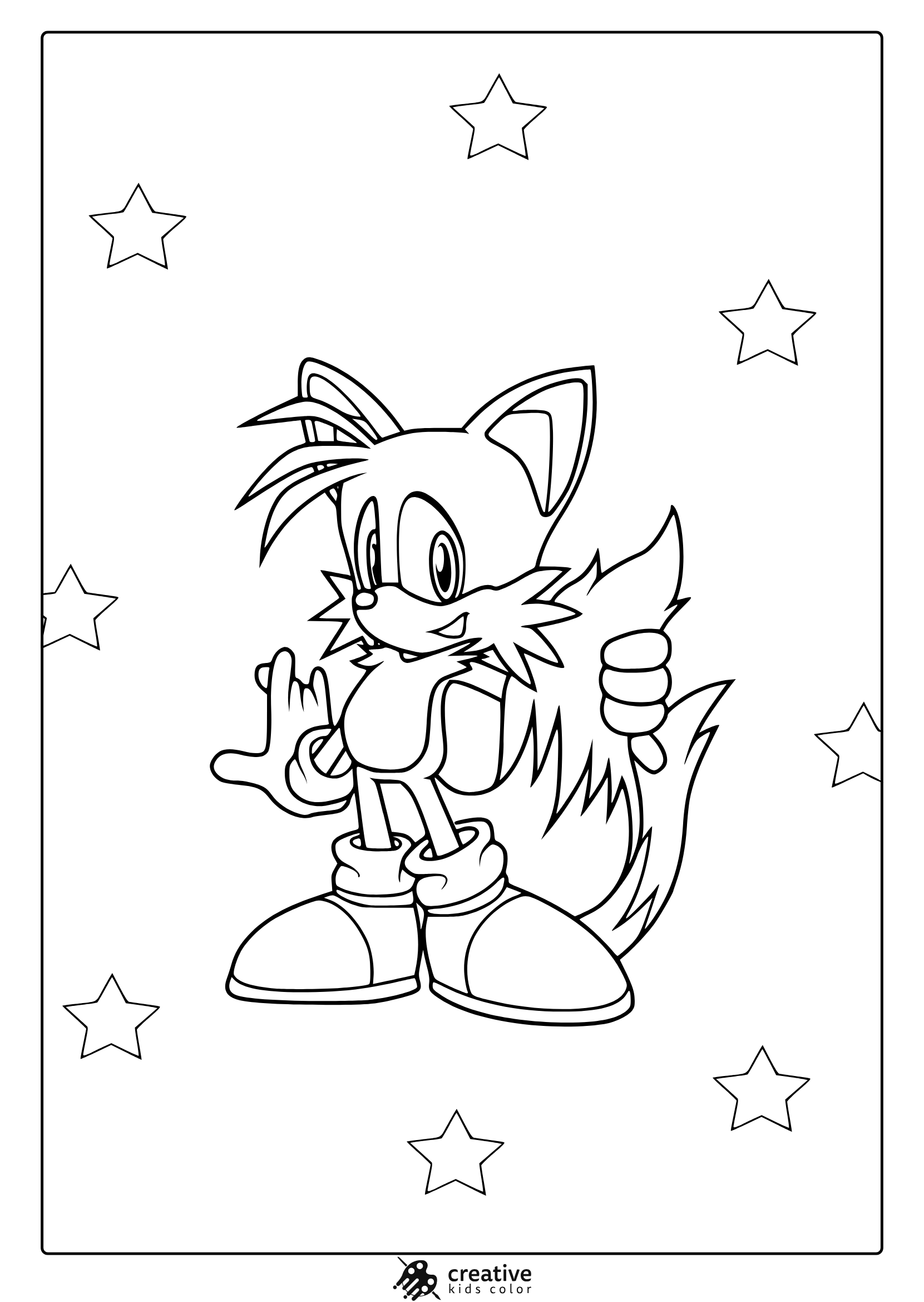 Sonic Hedgehog Coloring Pages Printable