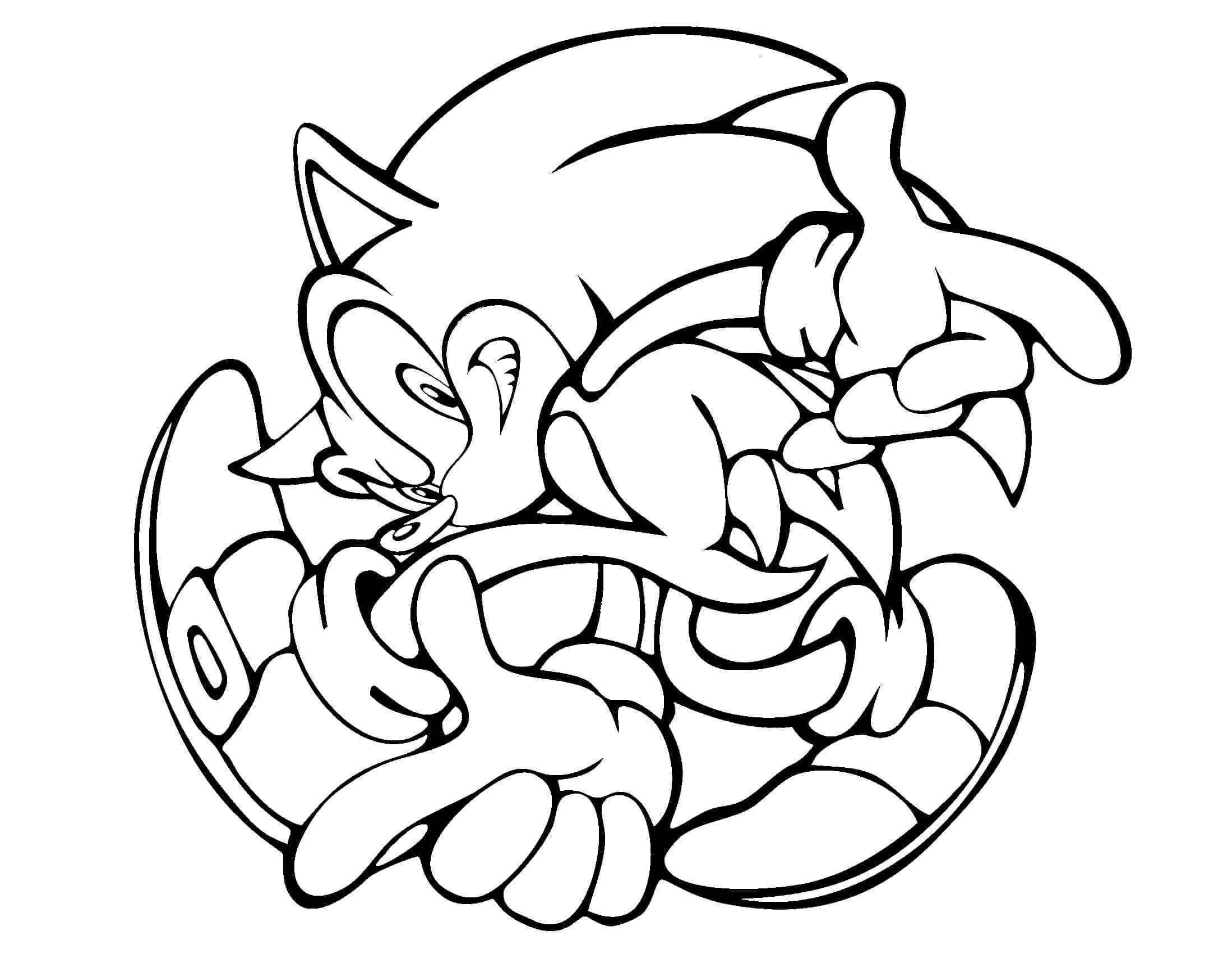 Sonic Printable Color Pages