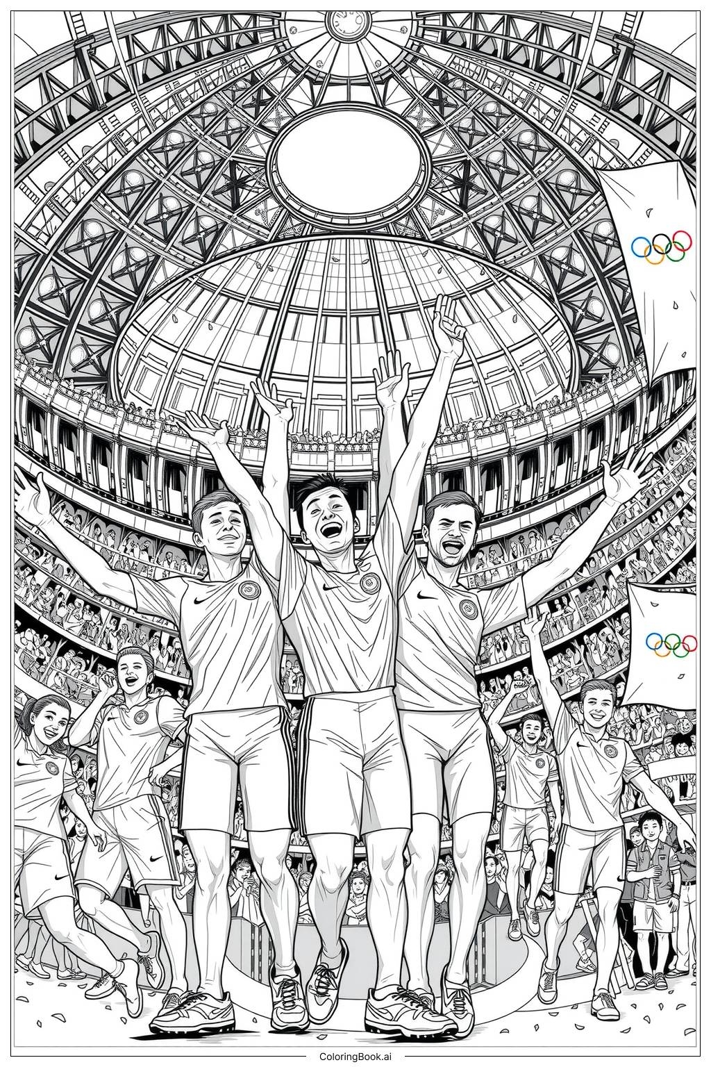 Free Olympic Coloring Pages