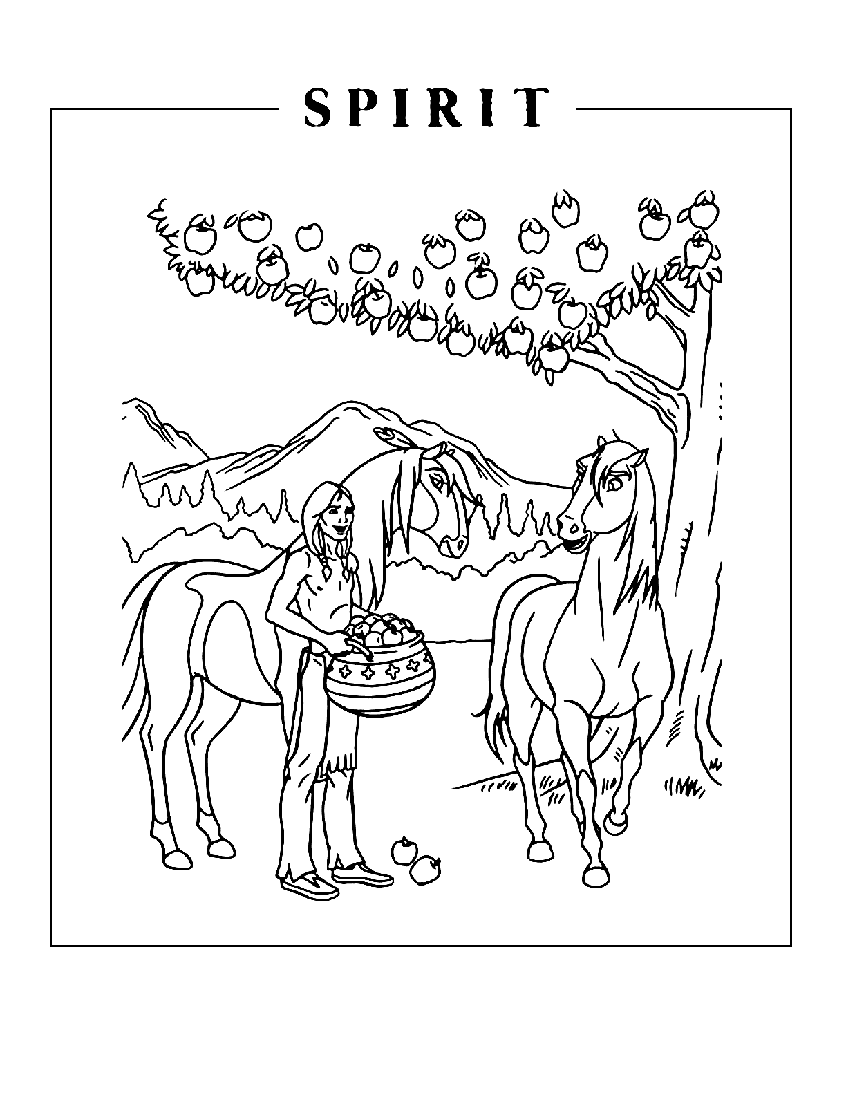 Spirit Coloring Pages Printable Coloring Pages FREE