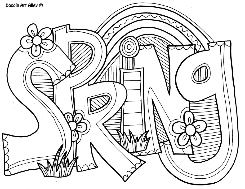 Spring Free Coloring Pages