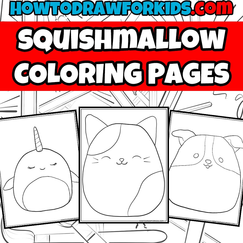Squishmallow Coloring Pages Free Printables