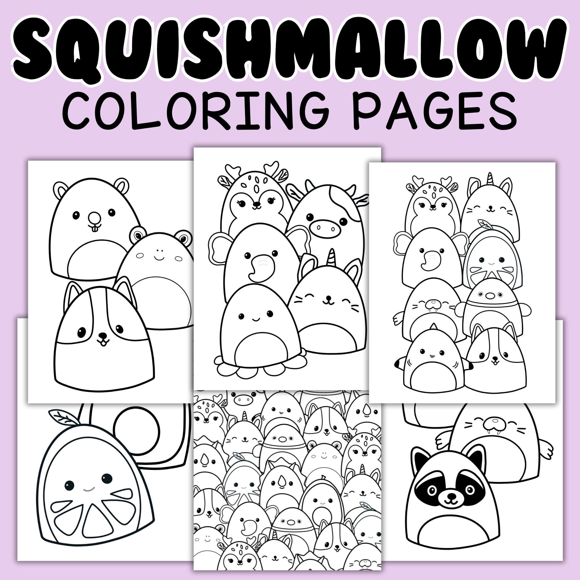 Printable Squishmallows Coloring Page