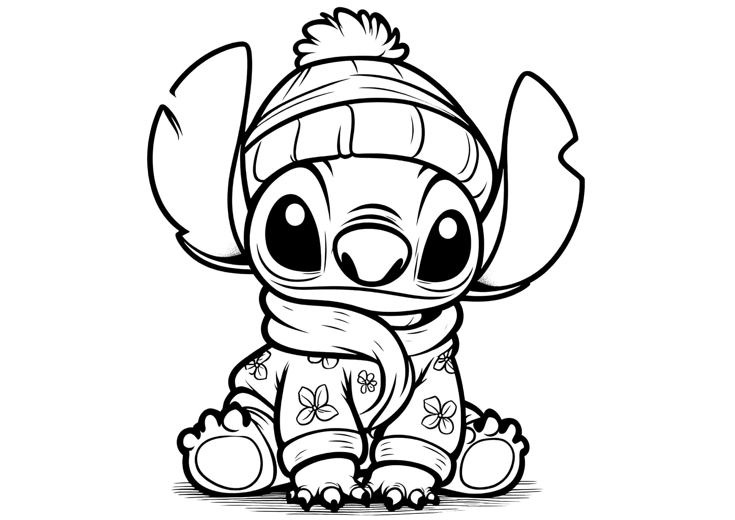 Printable Stitch Coloring Pages