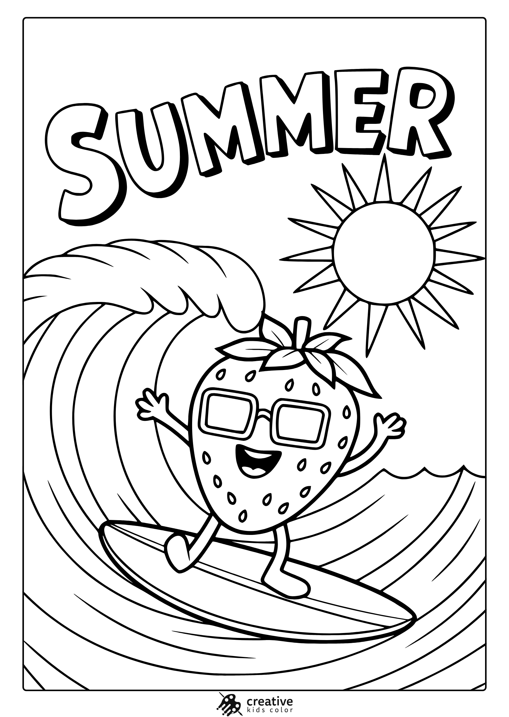 Summer Coloring Pages Printable