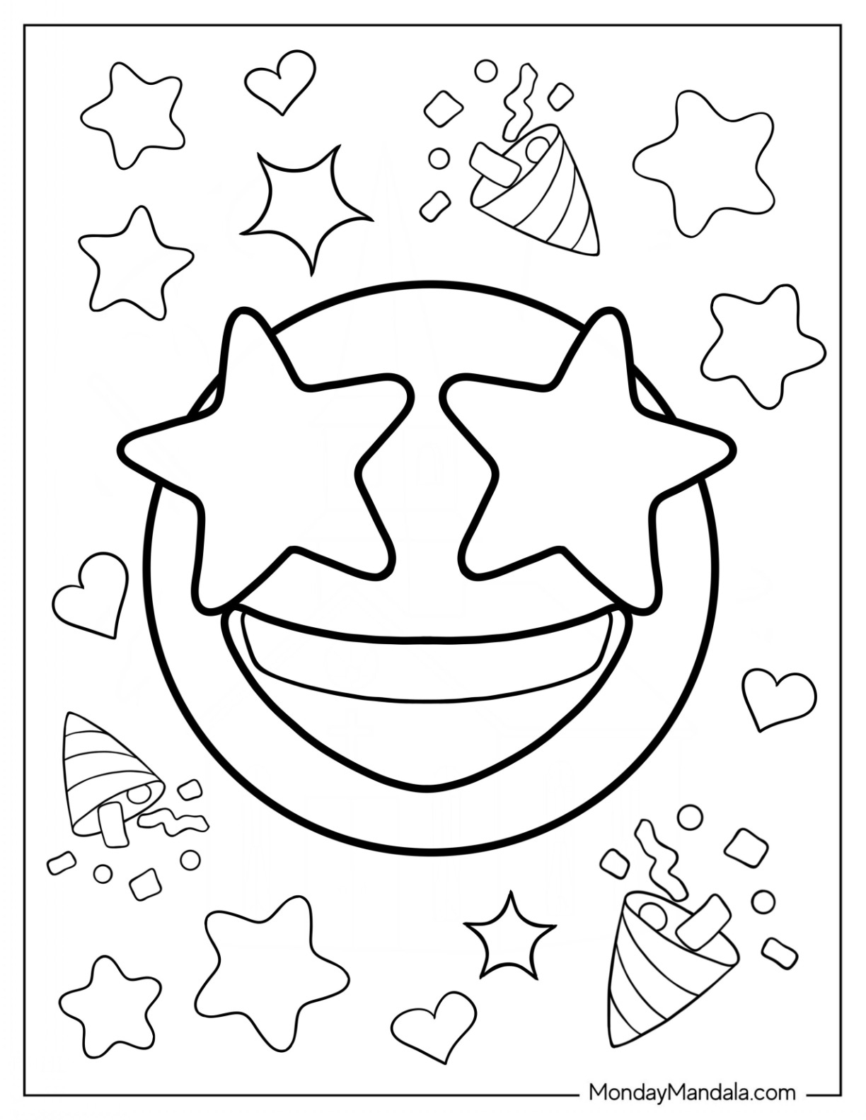 Super Cute Printable Emoji Coloring Pages Kids Activities Blog Worksheets Library