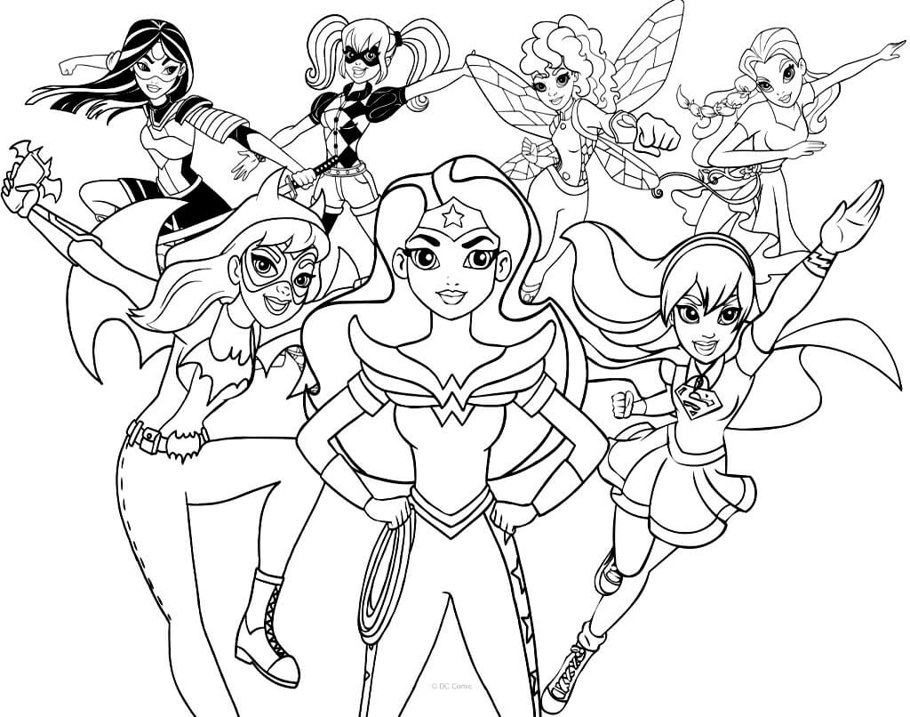 Superhero Coloring Pages Printable Coloring Pages FREE