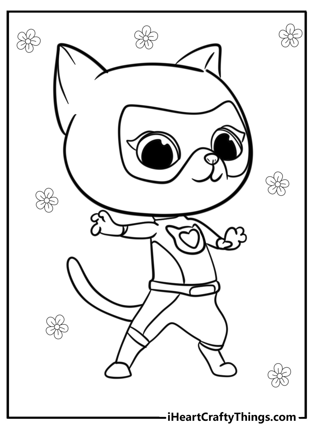 SuperKitties Coloring Pages I Heart Crafty Things