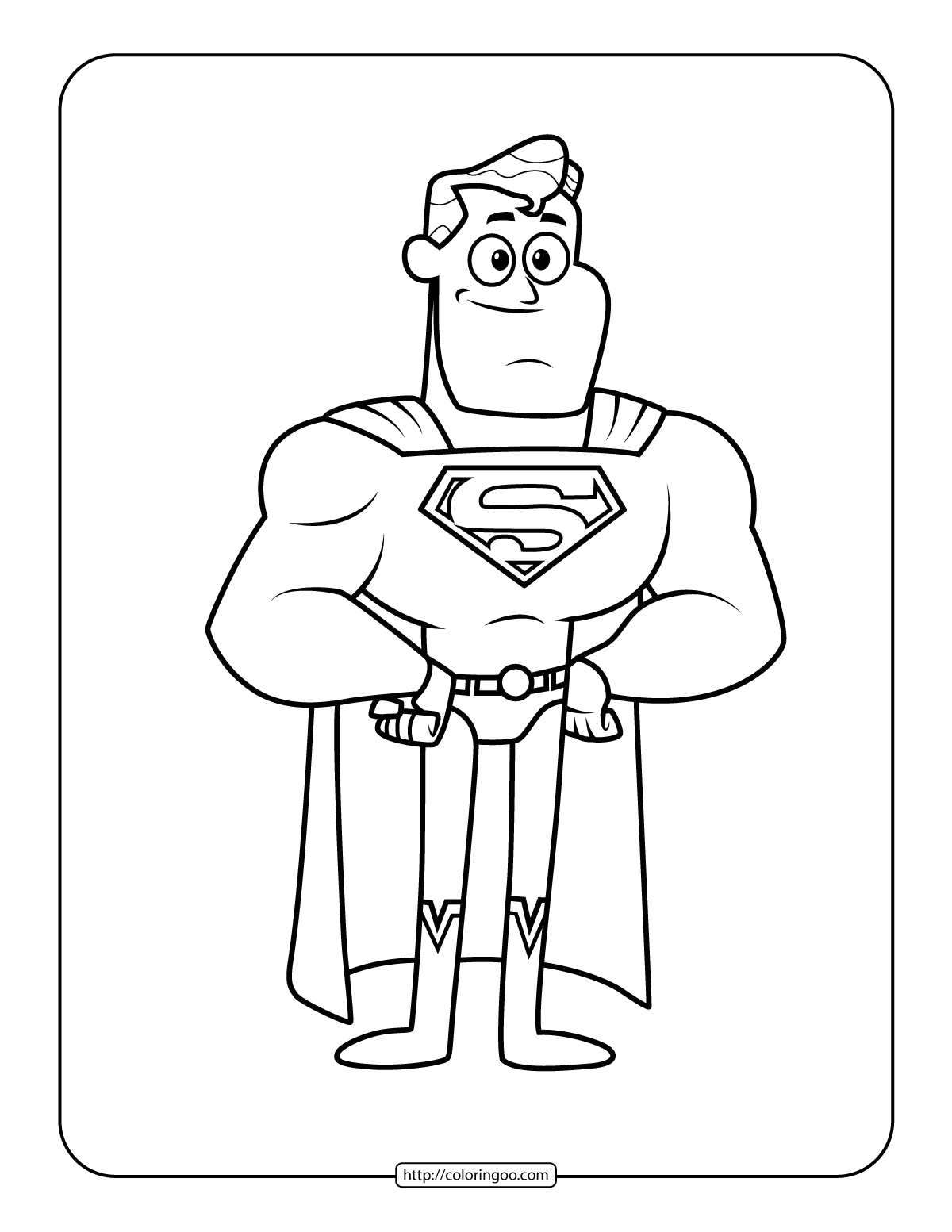 Superman Coloring Pages Printable