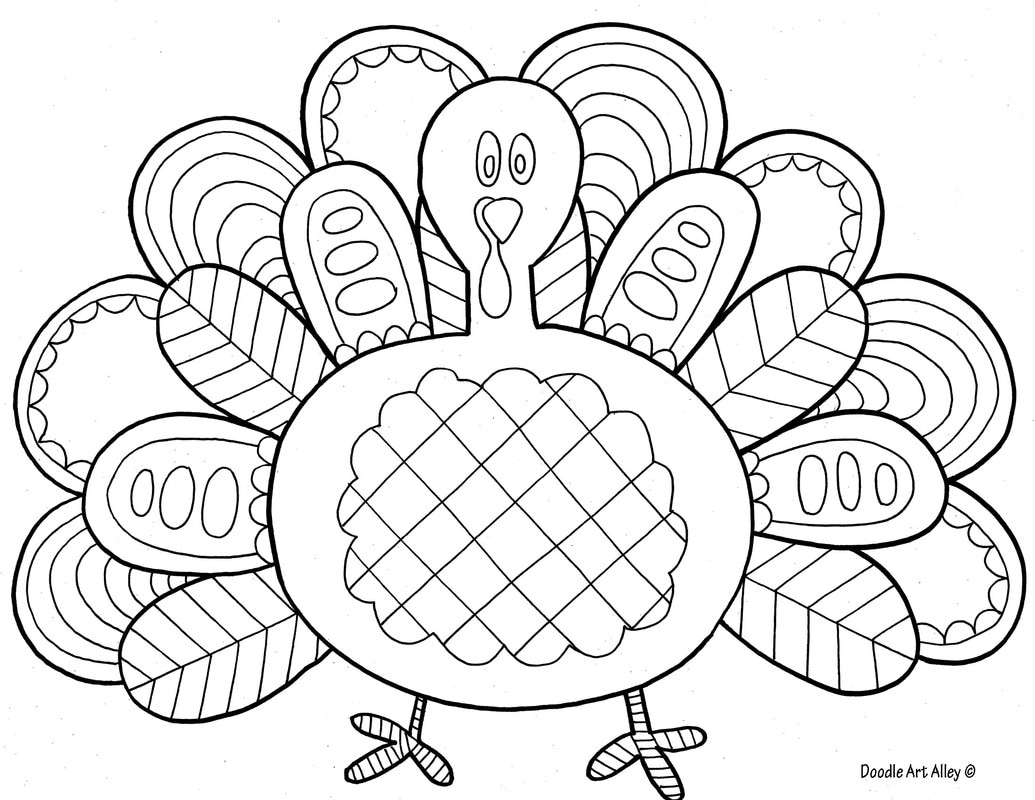 Coloring Pages Thanksgiving Printable