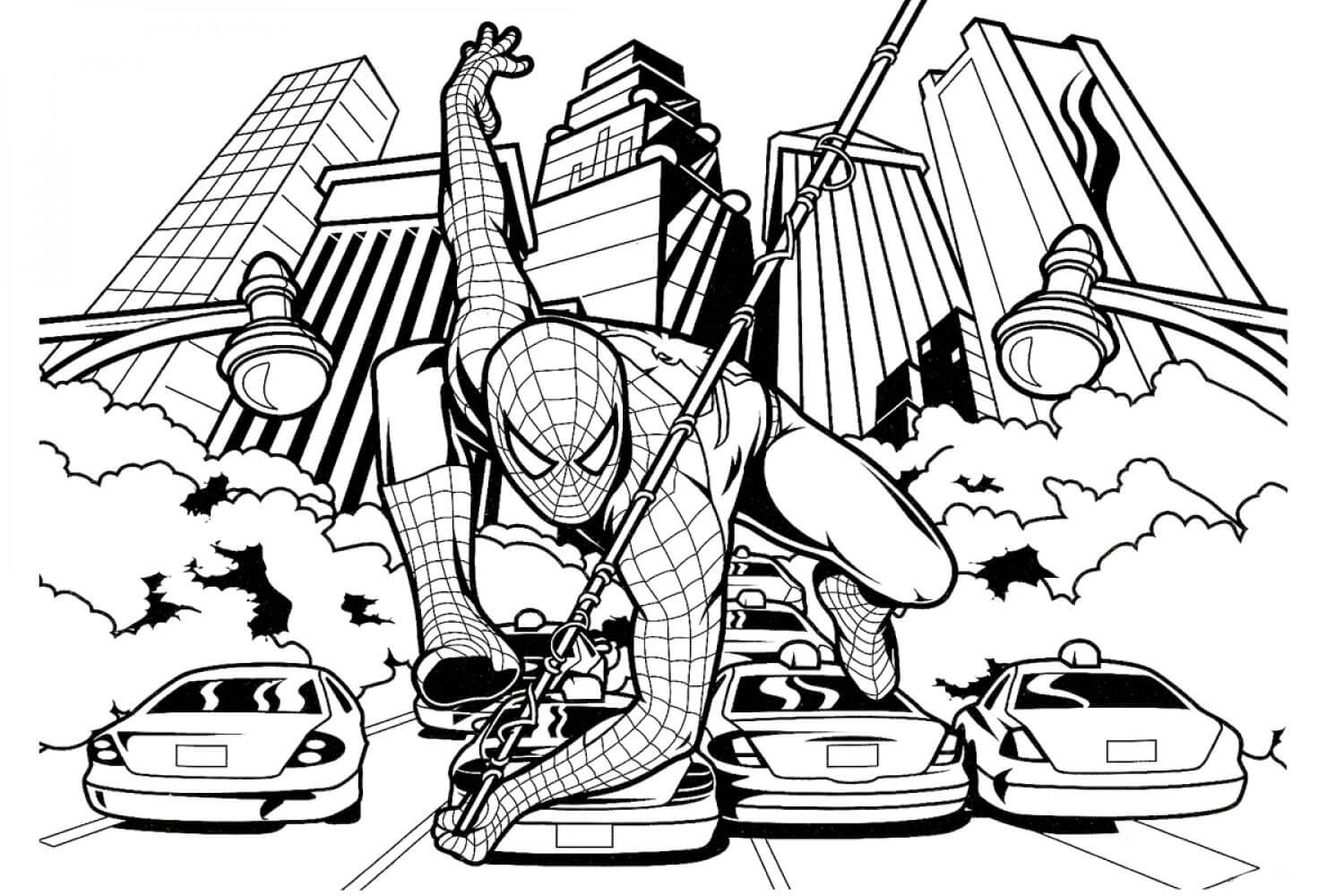 Spiderman Coloring Pages Printable