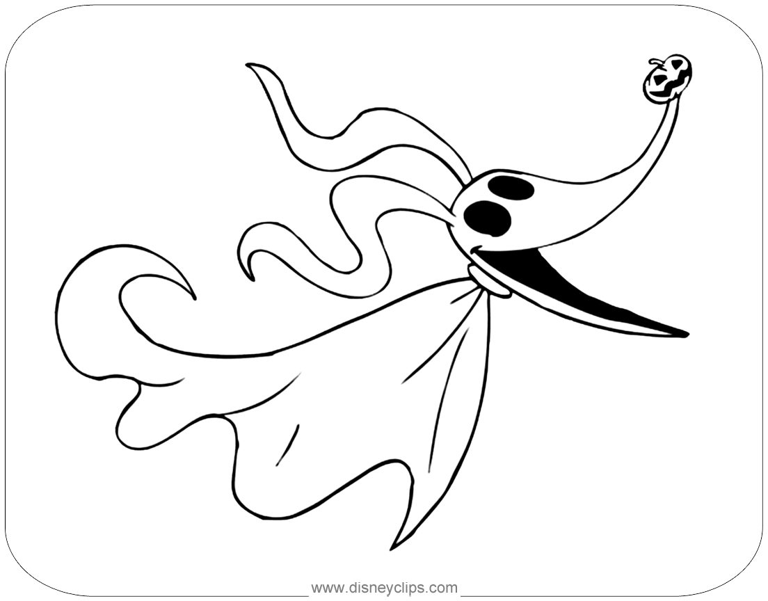 Free Nightmare Before Christmas Coloring Pages