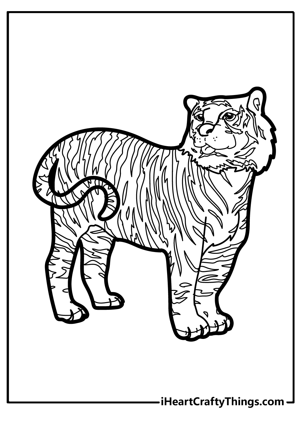 Tiger Coloring Pages Printable