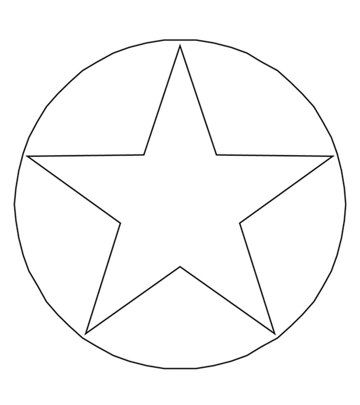 Top 20 Free Printable Star Coloring Pages For Preschoolers