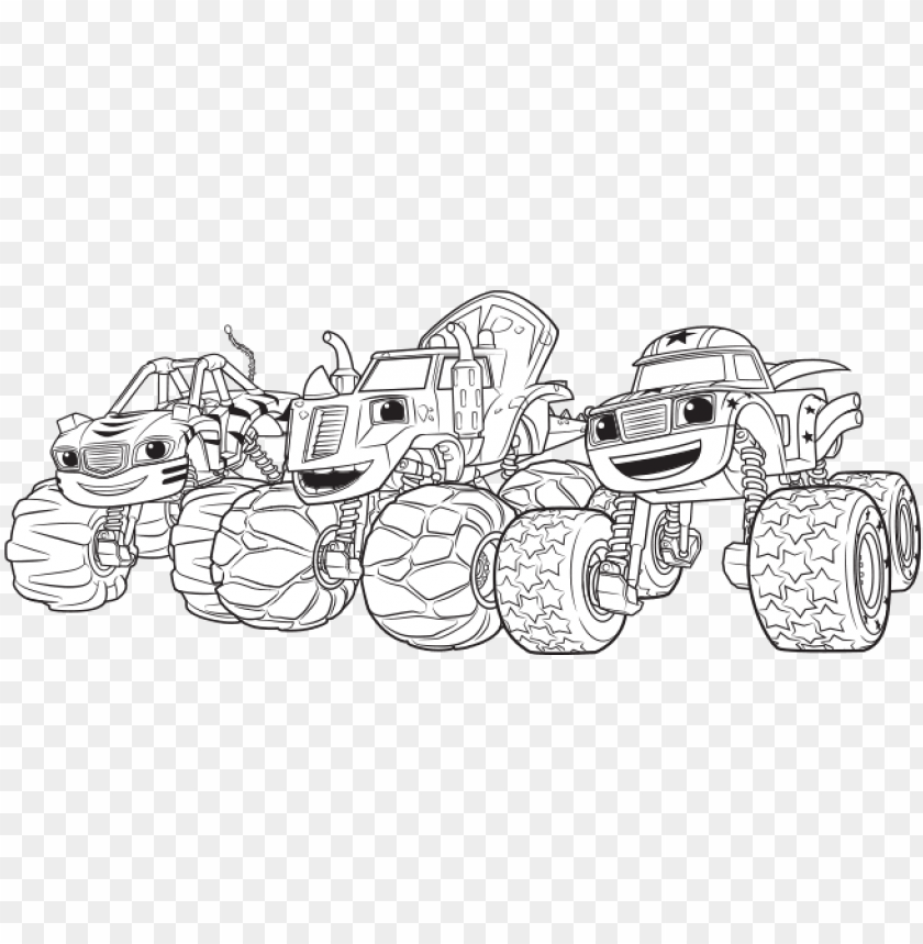 Blaze Coloring Pages Printable