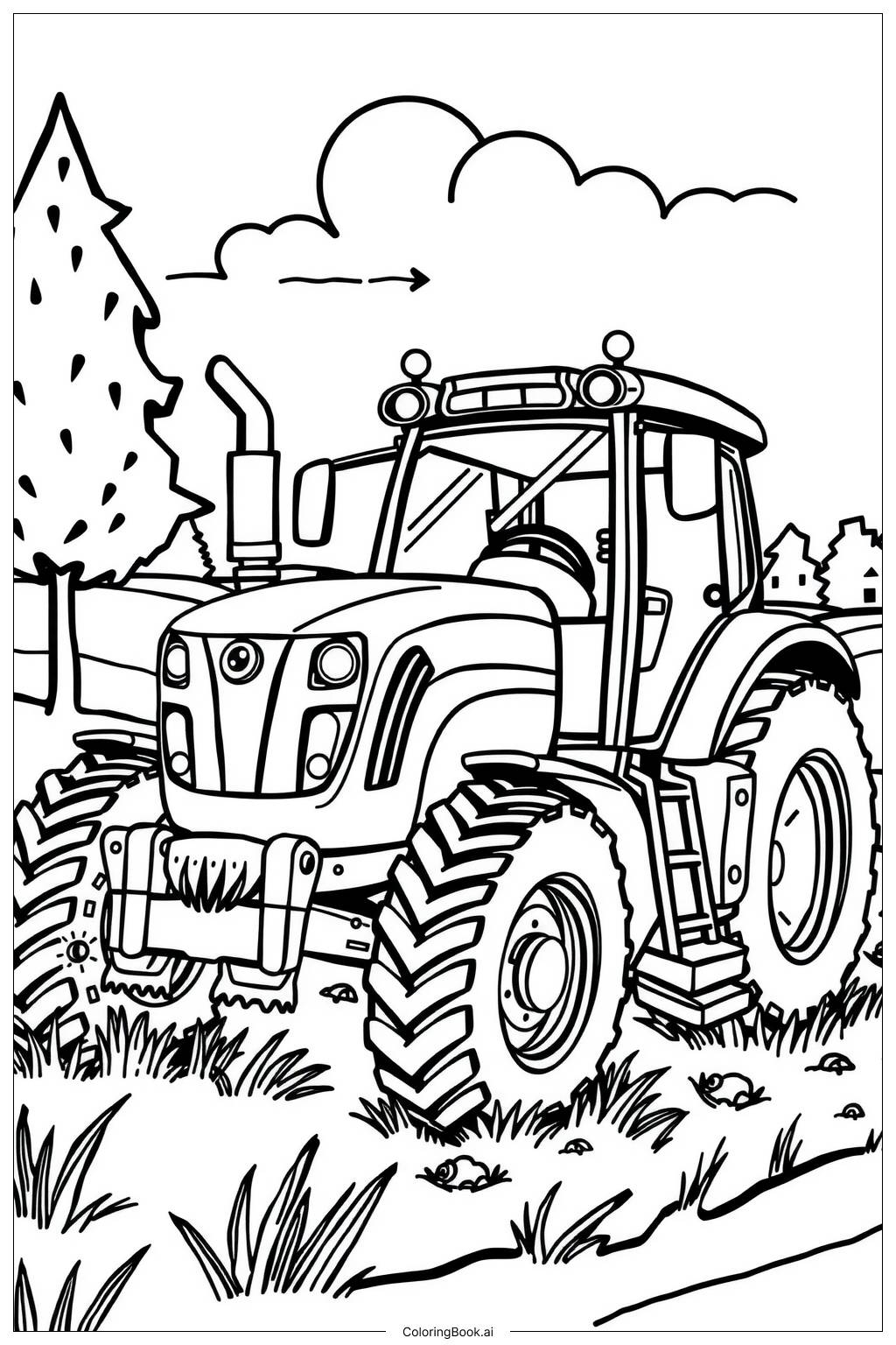 Farm Coloring Pages Free