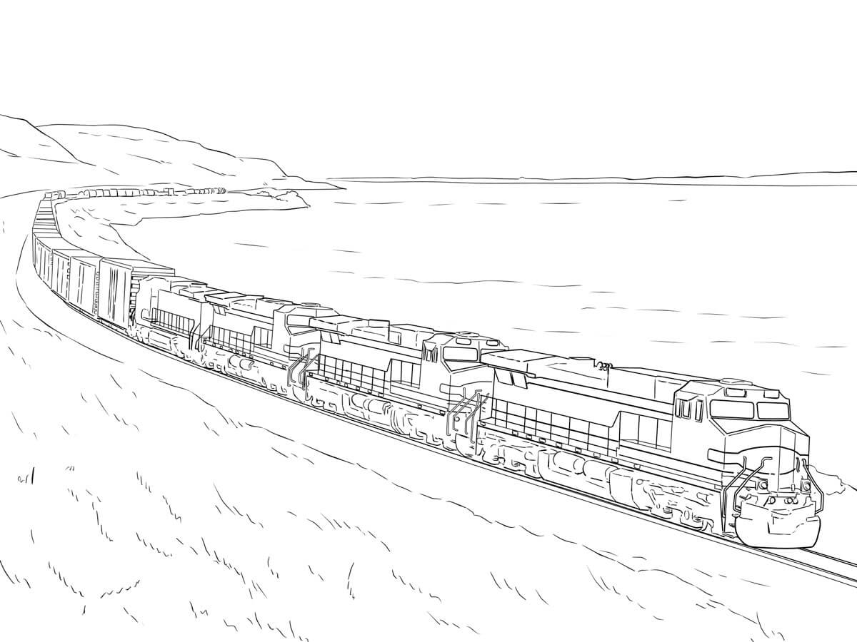 Train Coloring Pages Printable Coloring Pages FREE