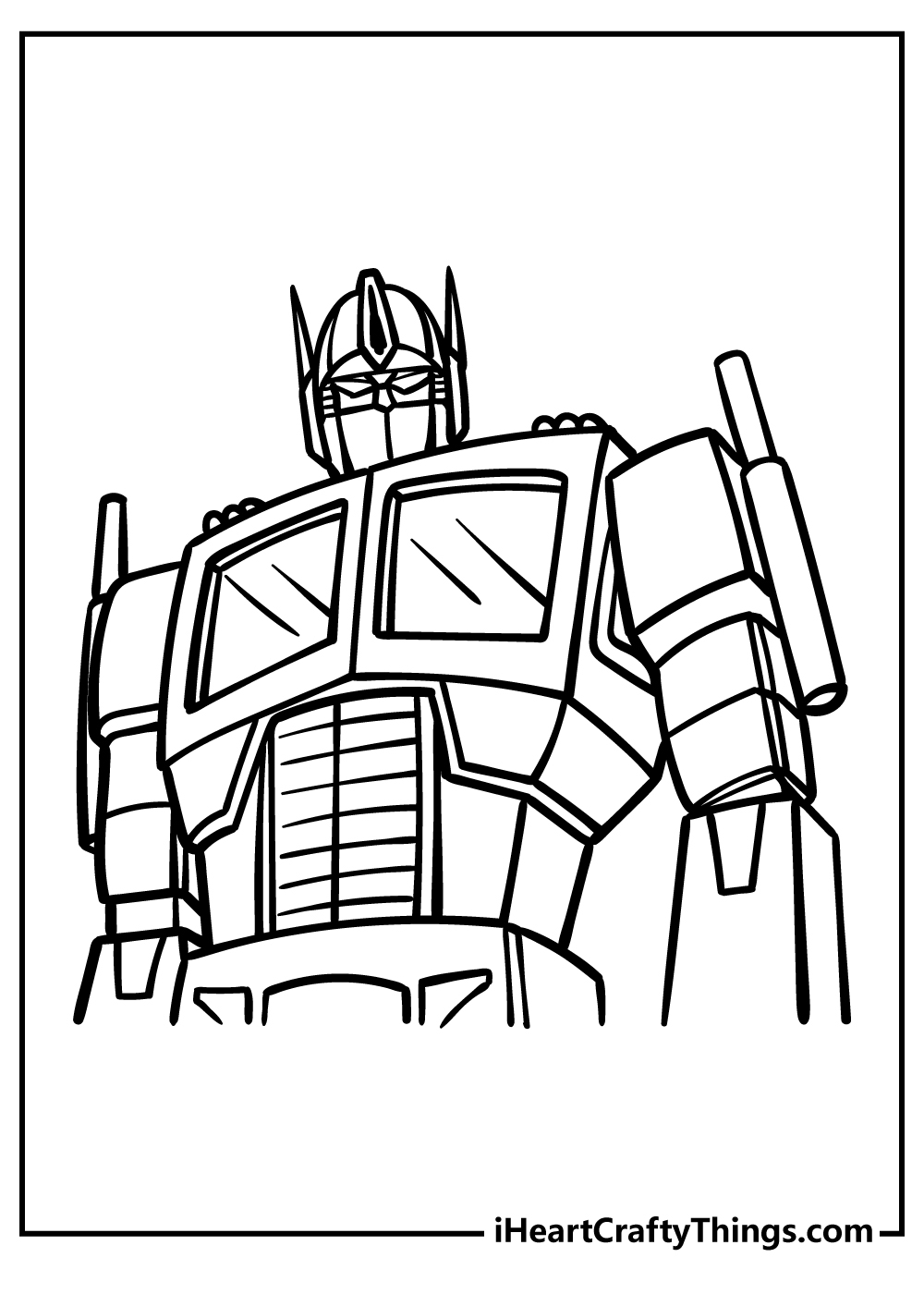 Transformers Coloring Pages Free Printable