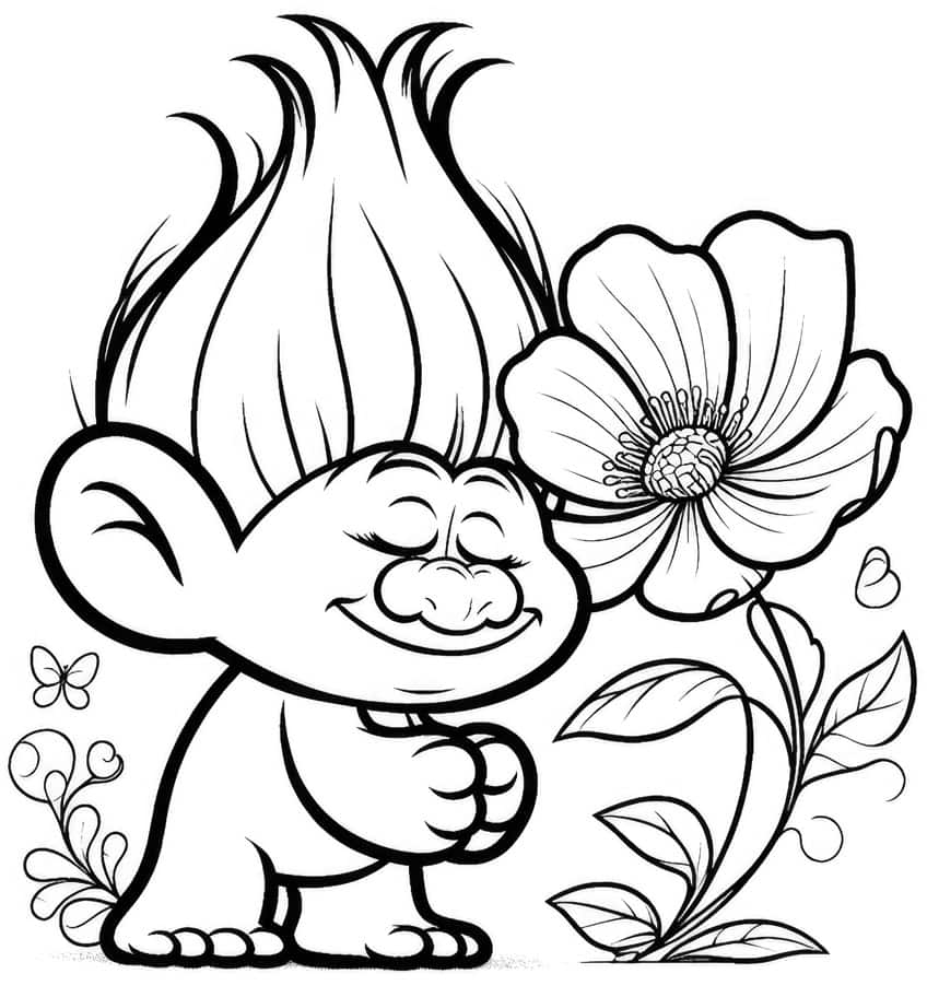 Trolls Coloring Pages 34 Free Sheets To Color