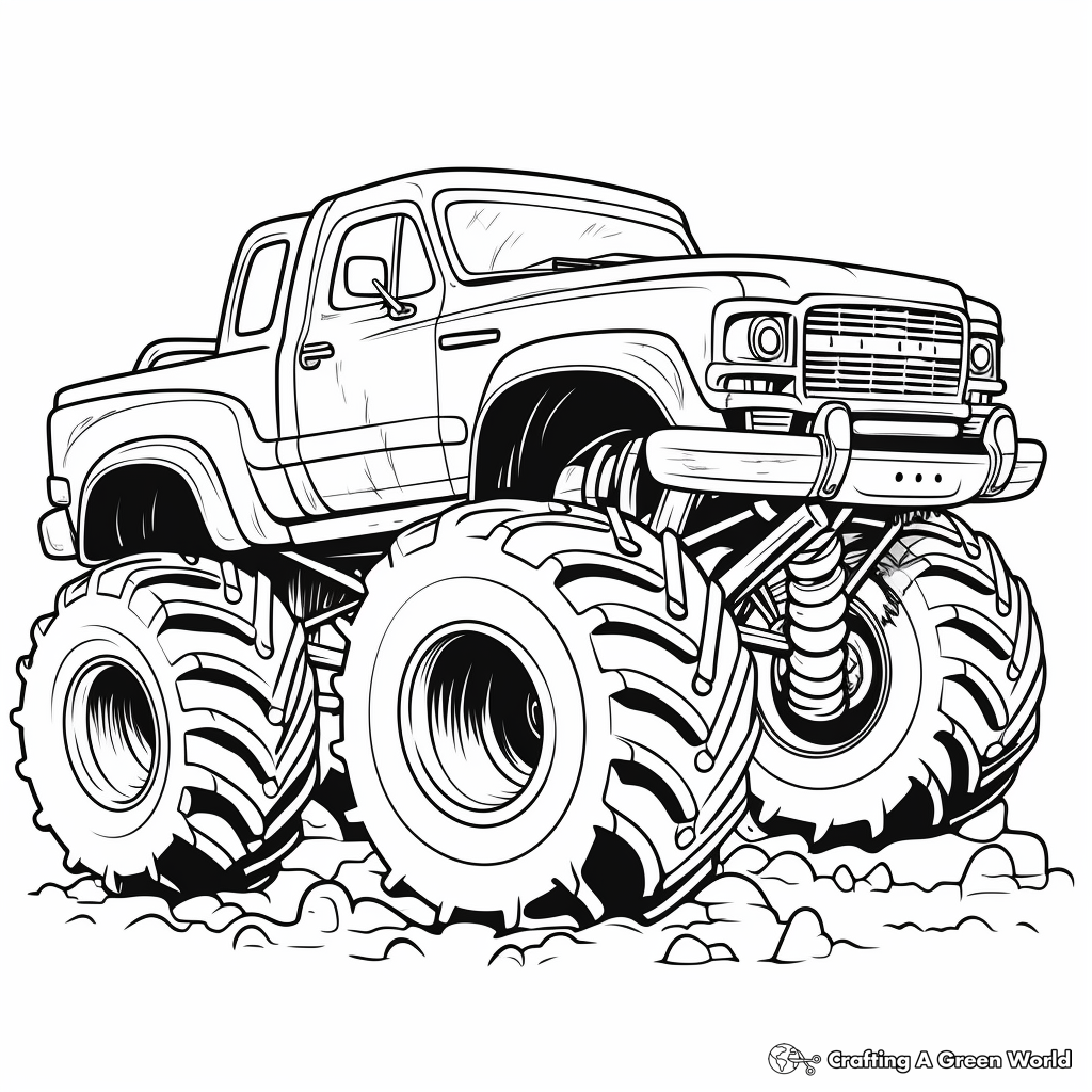 Printable Truck Coloring Pages