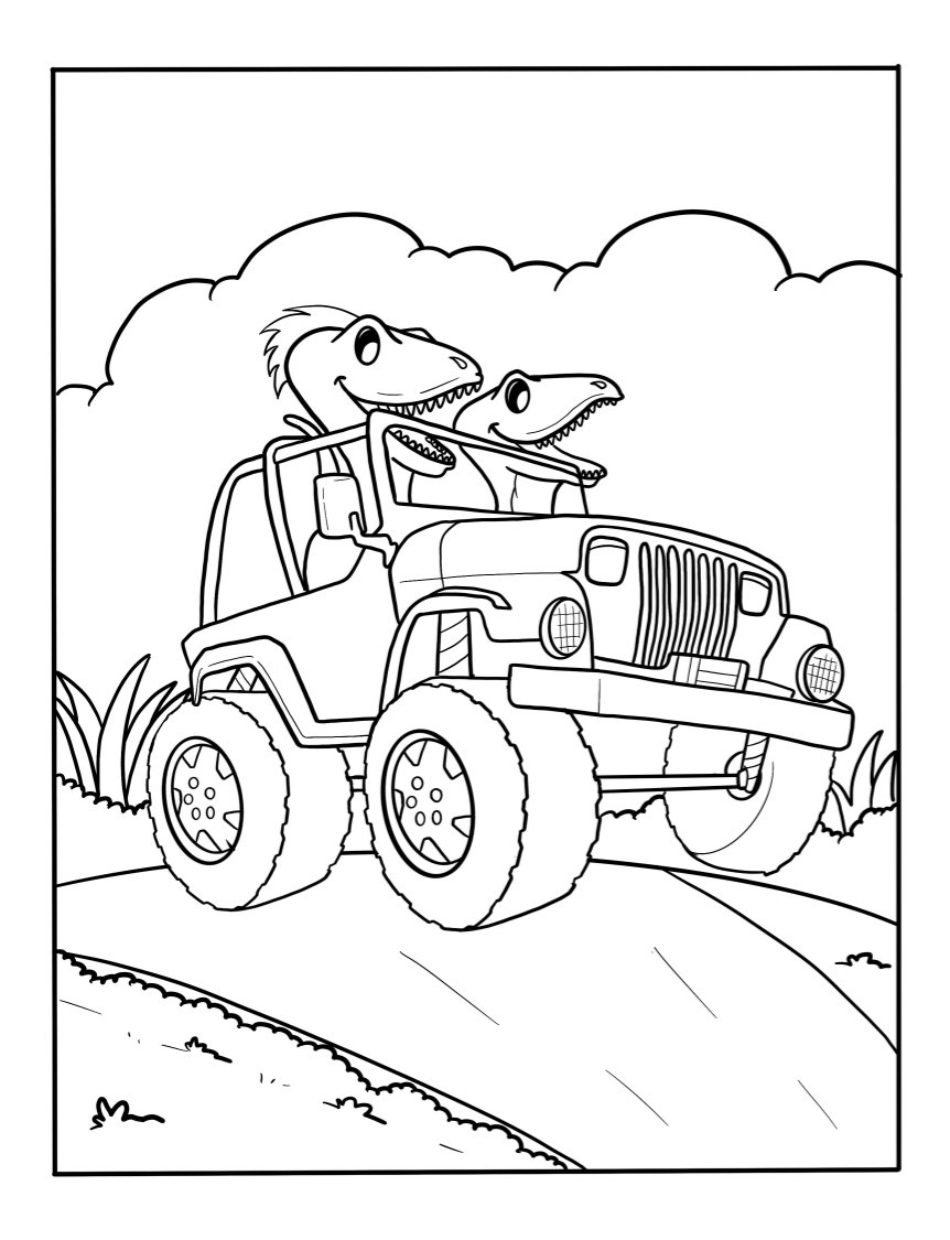 Truck Printable Coloring Pages
