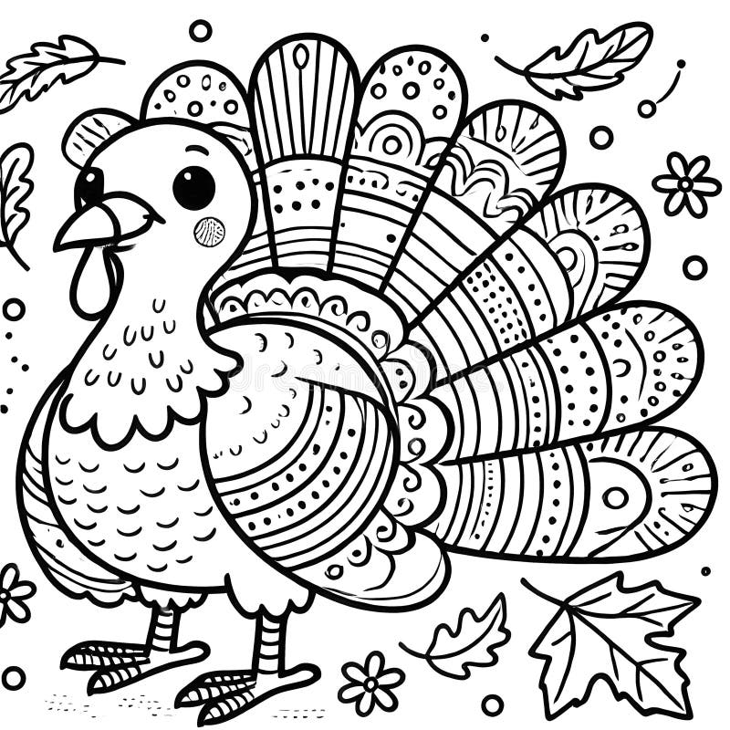 Turkey Coloring Page Stock Illustrations 965 Turkey Coloring Page Stock Illustrations Vectors U0026 Clipart Dreamstime