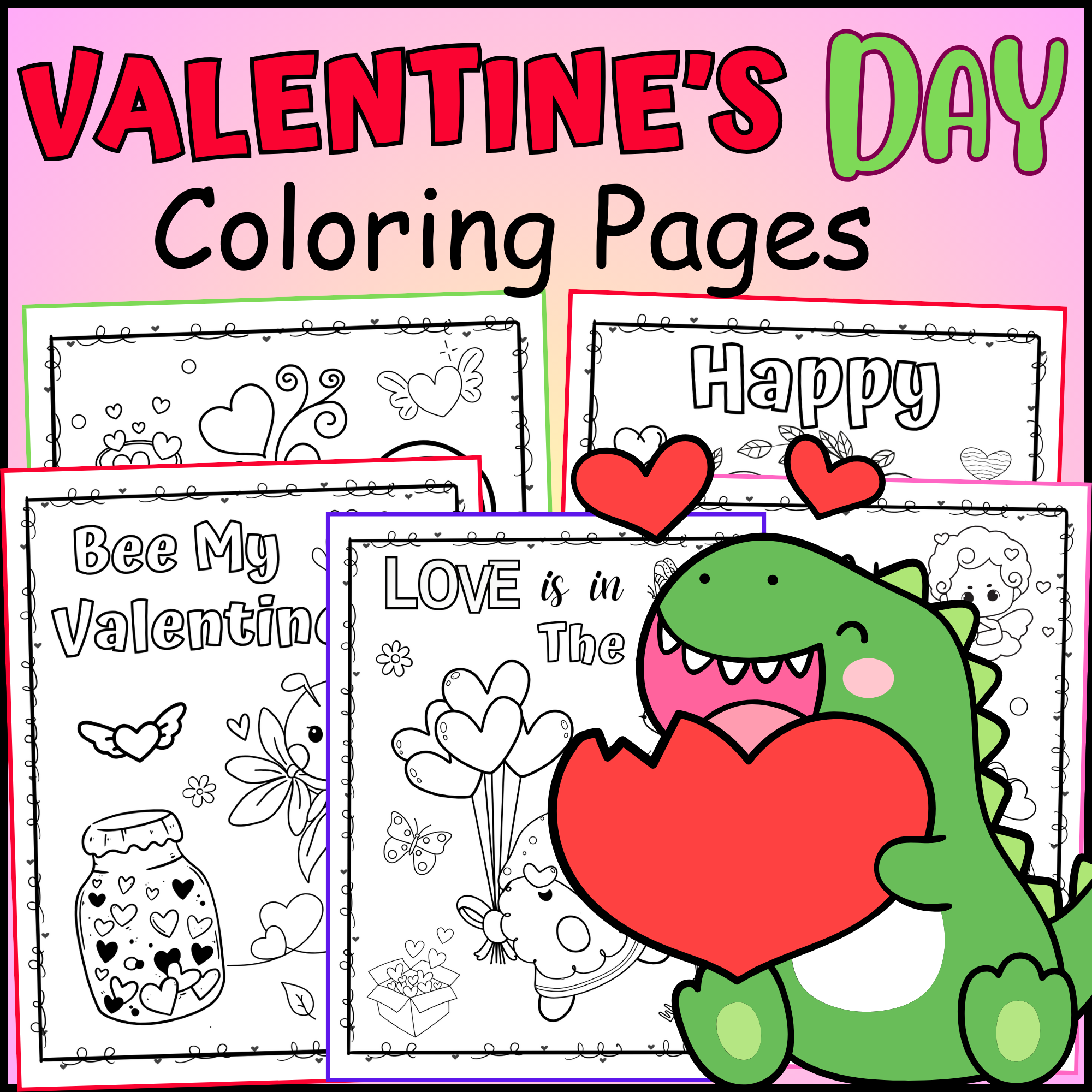 Valentine Coloring Pages To Print For Free