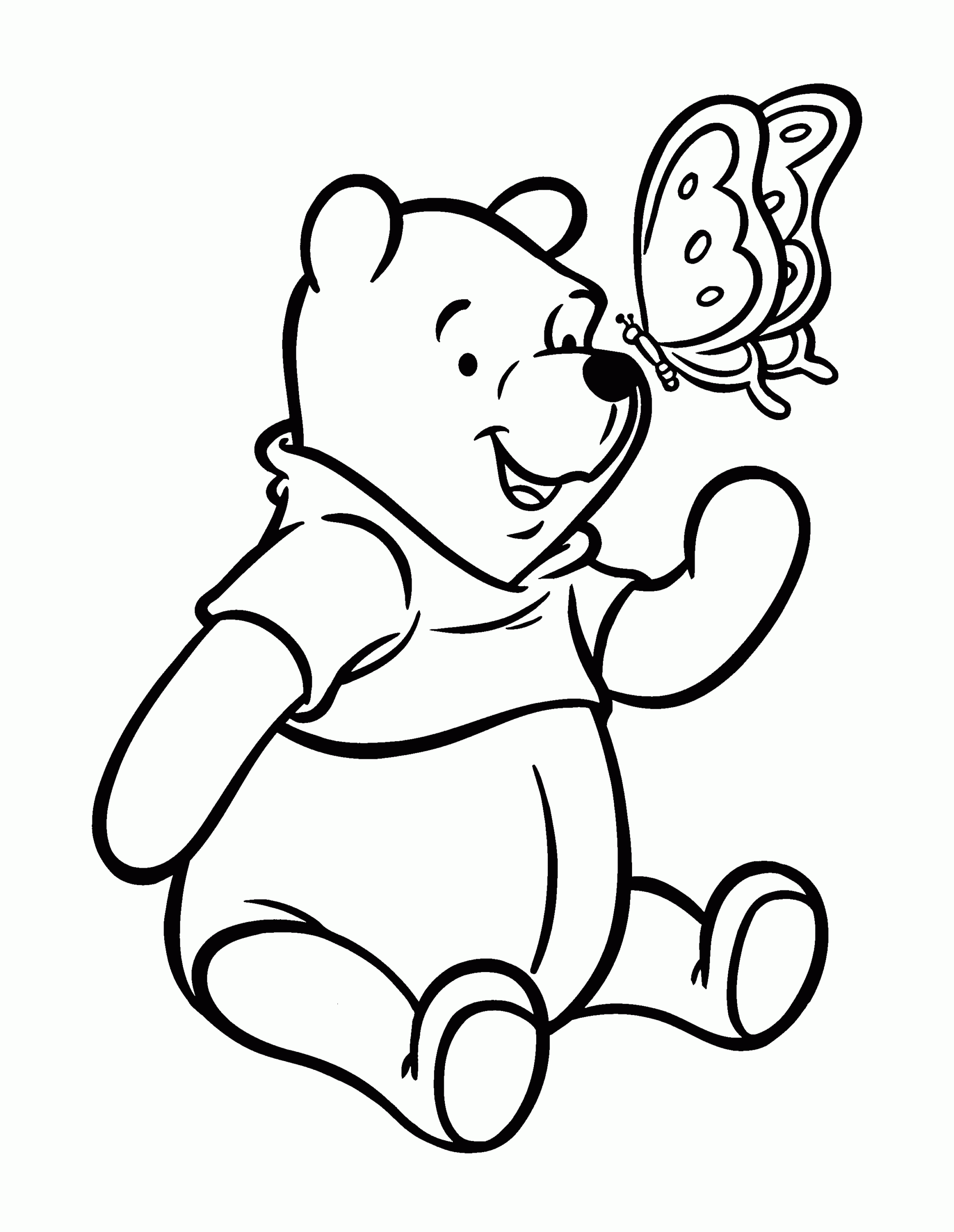 Winnie The Pooh Coloring Pages Printable Coloring Pages FREE