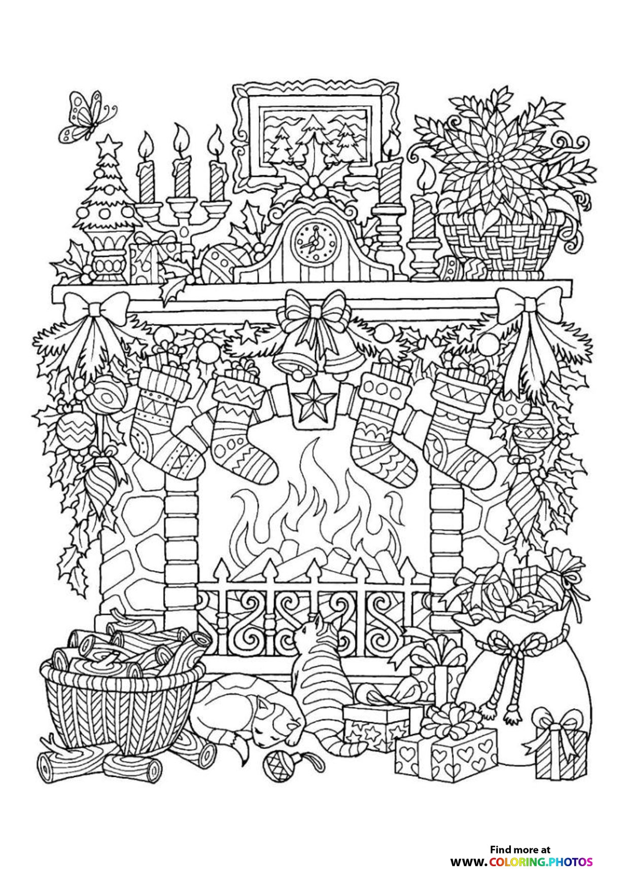 Winter Coloring For Adults Coloring Pages For Kids Free And 