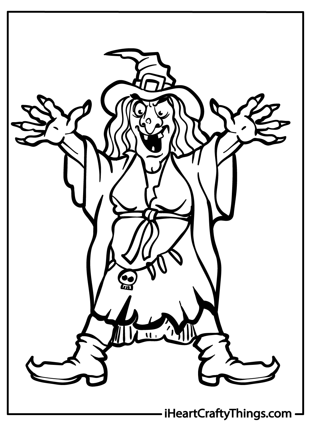 Witch Coloring Pages 34 New Free Printables For Kids