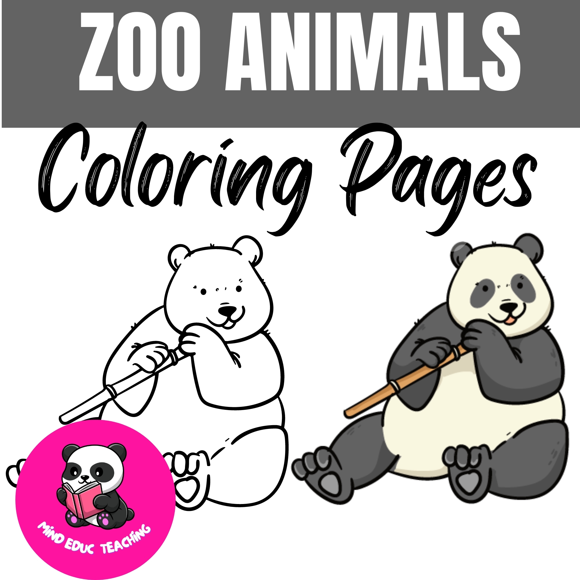 Zoo Animals Coloring Pages Made By Teachers