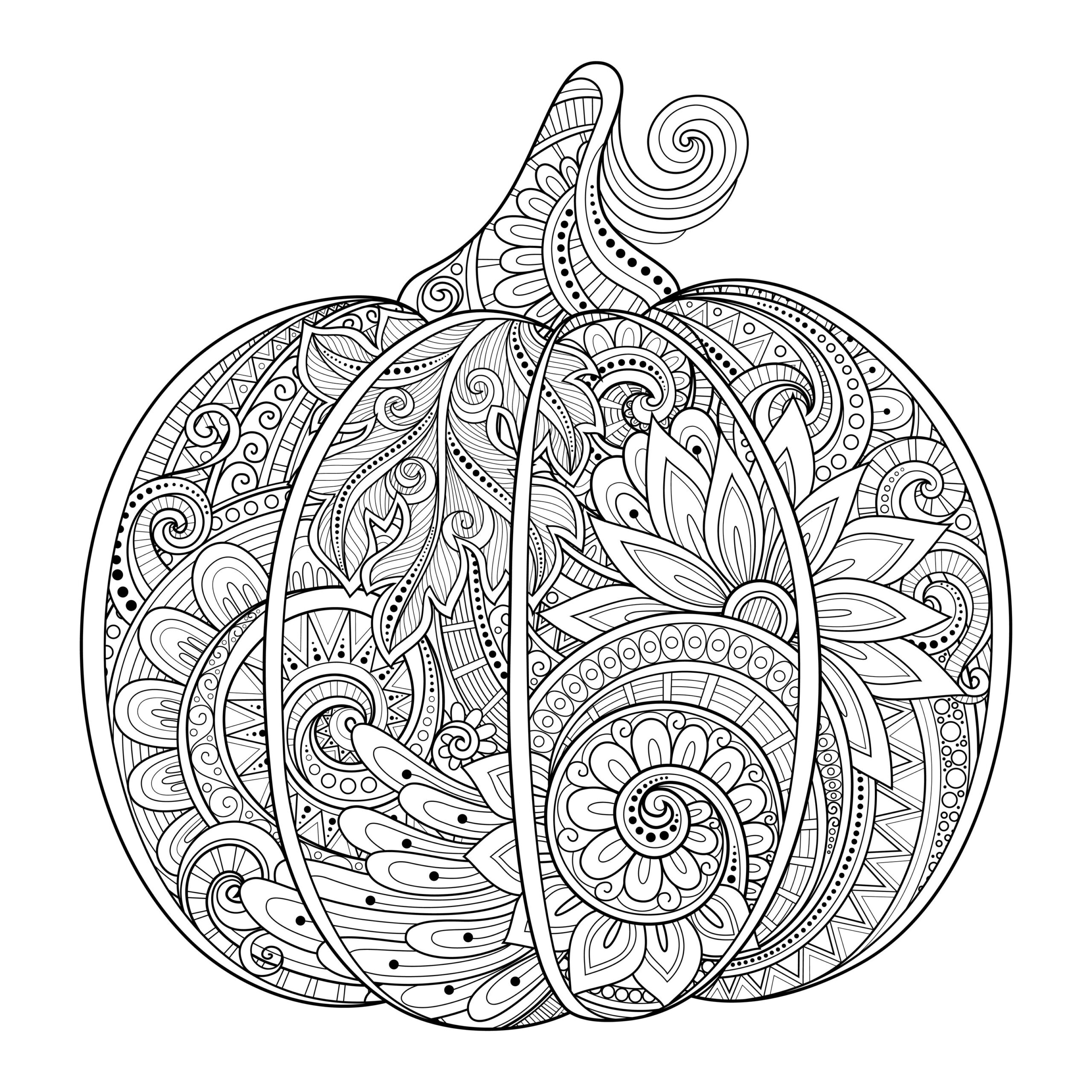 Free Fall Adult Coloring Pages