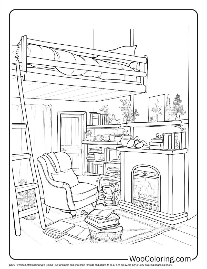 Cozy Coloring Pages Printable