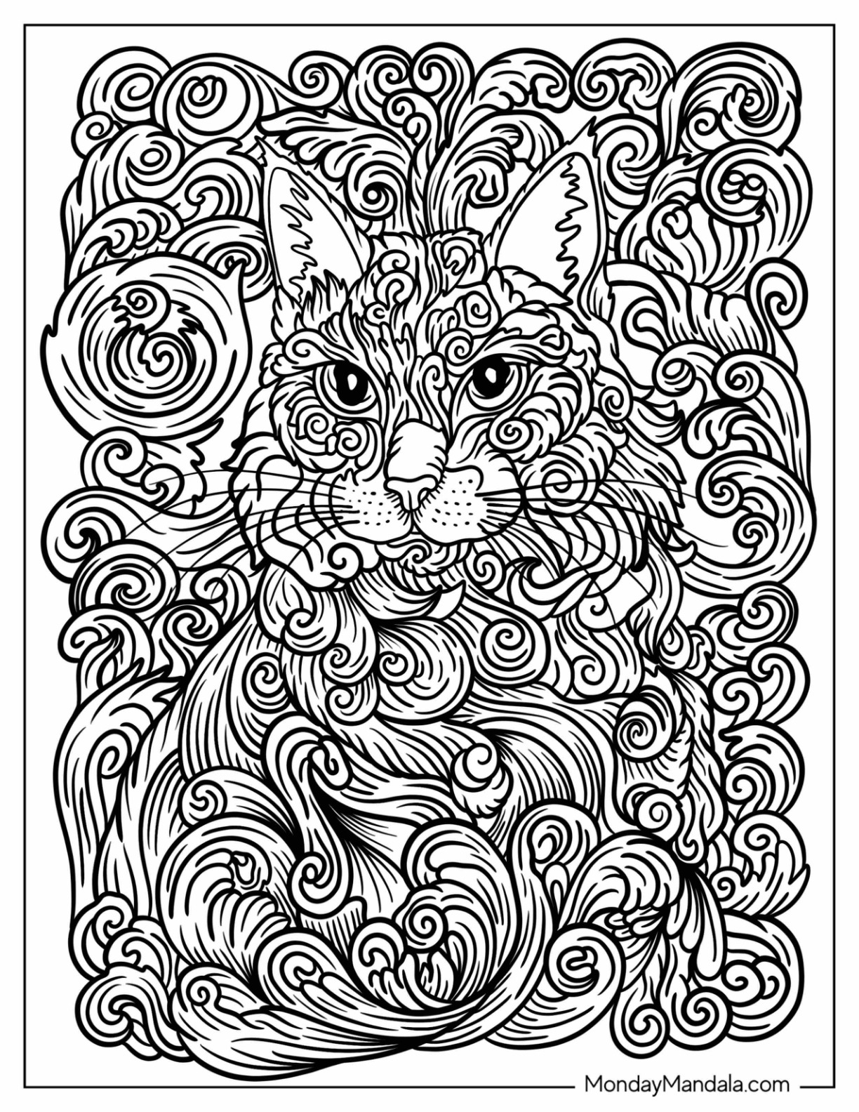 20 Abstract Coloring Pages Free PDF Printables 