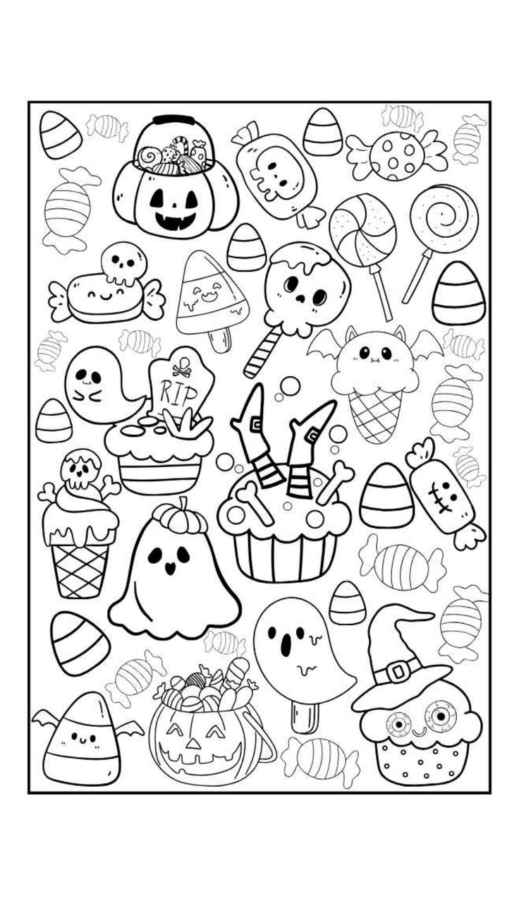 Halloween Coloring Pages For Adults Free