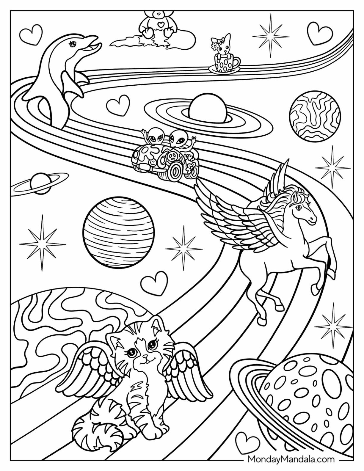 Printable Coloring Pages Lisa Frank