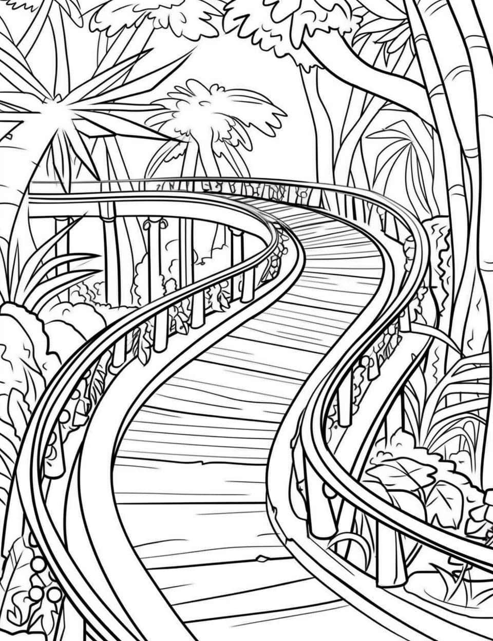 Printable Landscape Coloring Pages